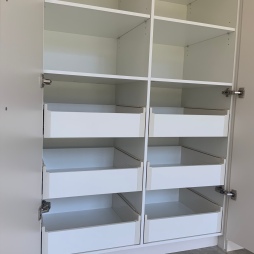 Drawers and shelving